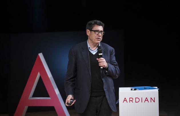 Philippe Agion during the AIxAI 2024 conference hostedby Trinity Gate Investments